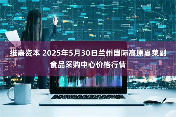 维嘉资本 2025年5月30日兰州国际高原夏菜副食品采购中心价格行情