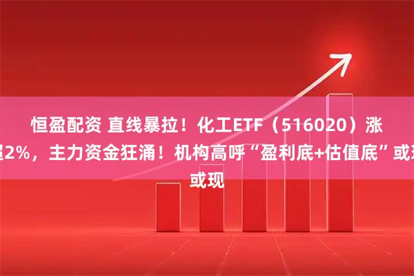 恒盈配资 直线暴拉！化工ETF（516020）涨超2%，主力资金狂涌！机构高呼“盈利底+估值底”或现